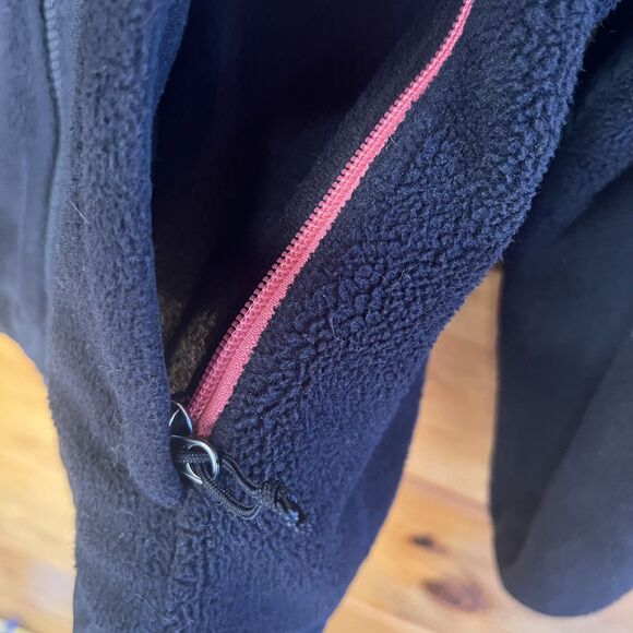 The North Face Jacket Women Medium Black Denali Fleece Full Zip Hiking Outdoor - Picture 4 of 6